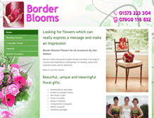 Tablet Screenshot of borderblooms.co.uk
